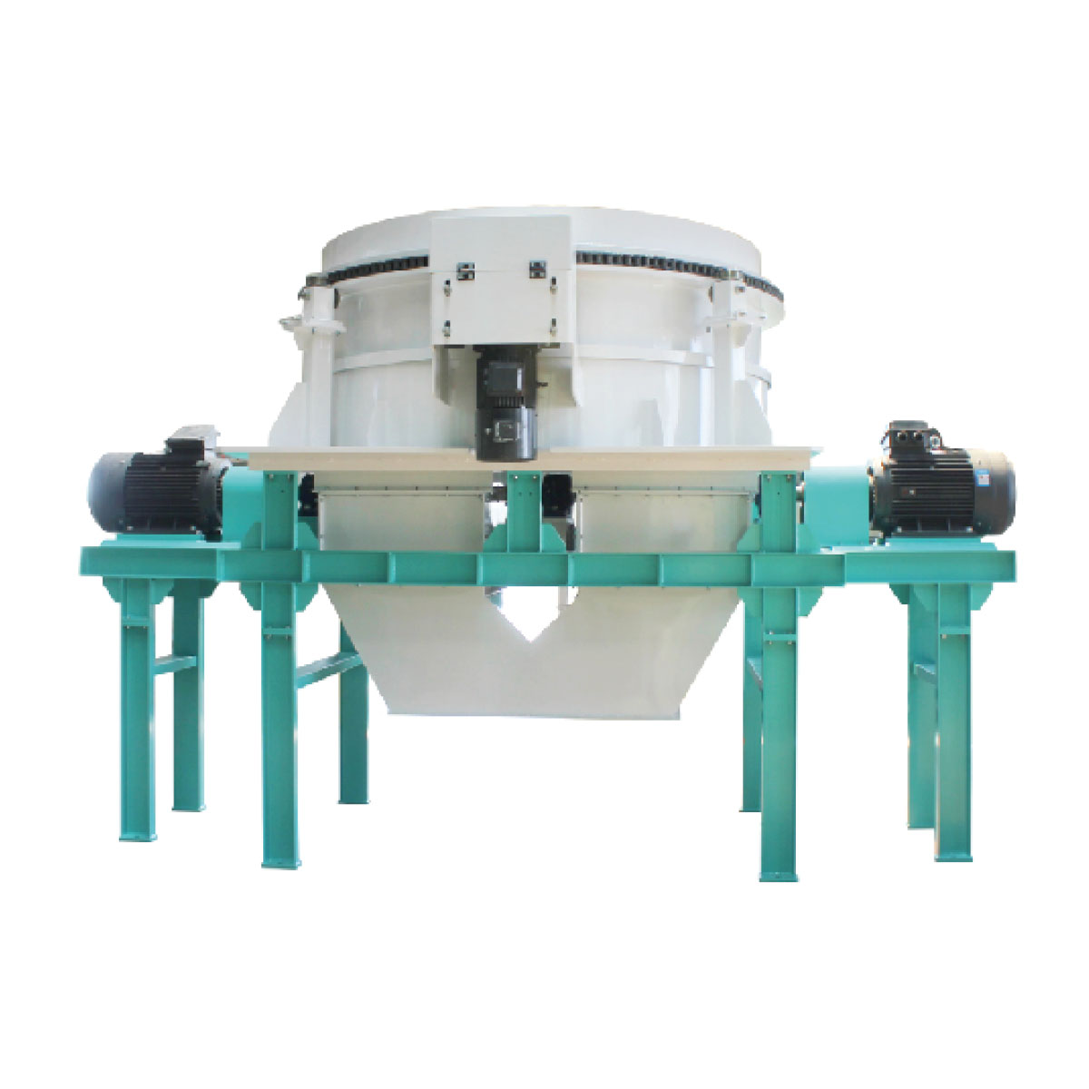 卧式圆盘牧草粉碎机