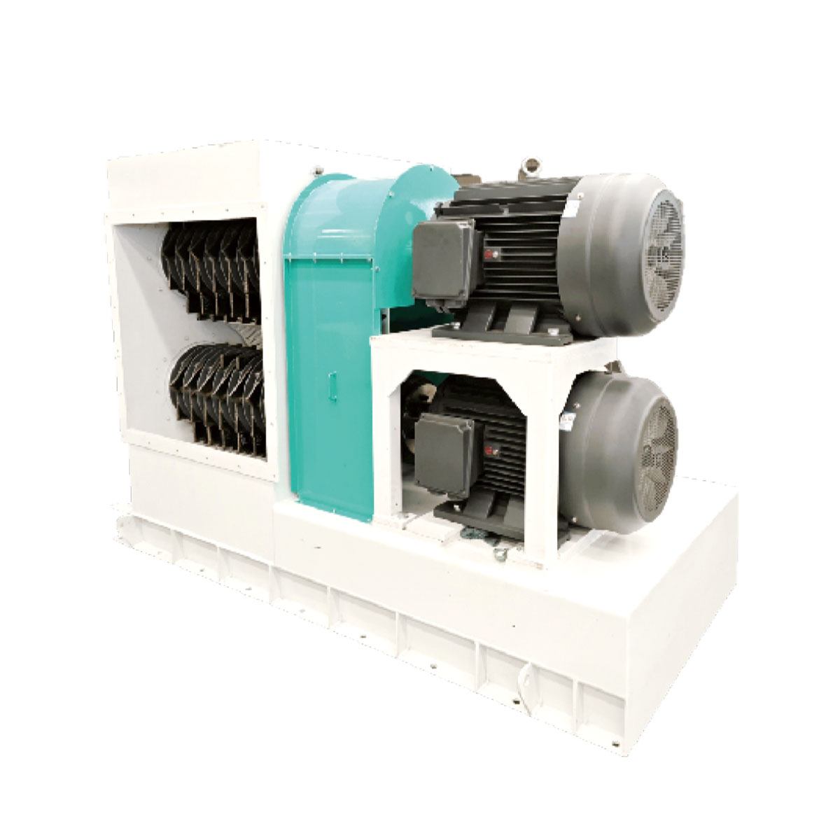 双转子牧草粉碎机